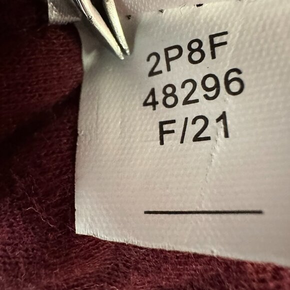 Orvis Women's Tech Check Quilted Flannel 1/4 Snap Sweatshirt, Sangria Red‎ - Picture 11 of 11